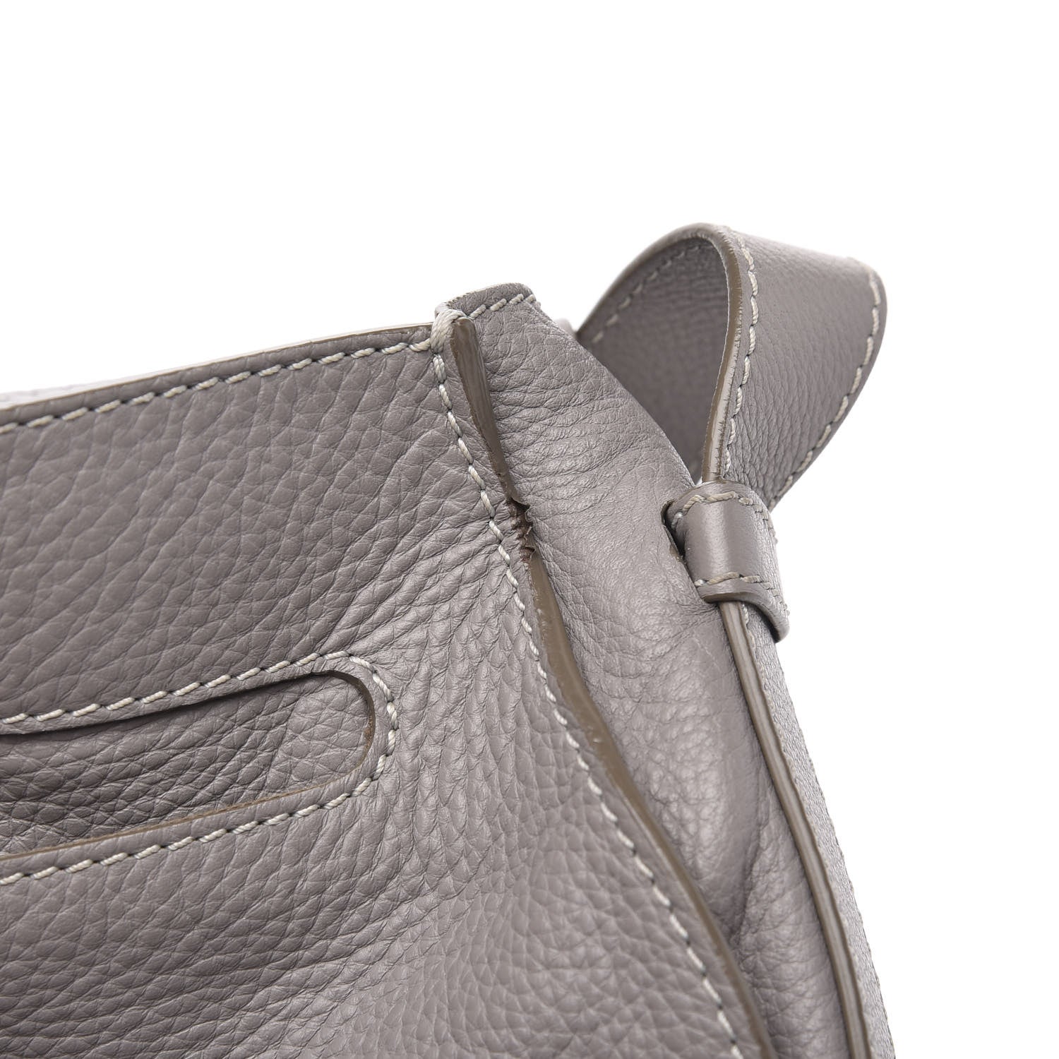 Chloe Calfskin Medium Marcie Round Crossbody Bag Cashmere Grey 8 of 13
