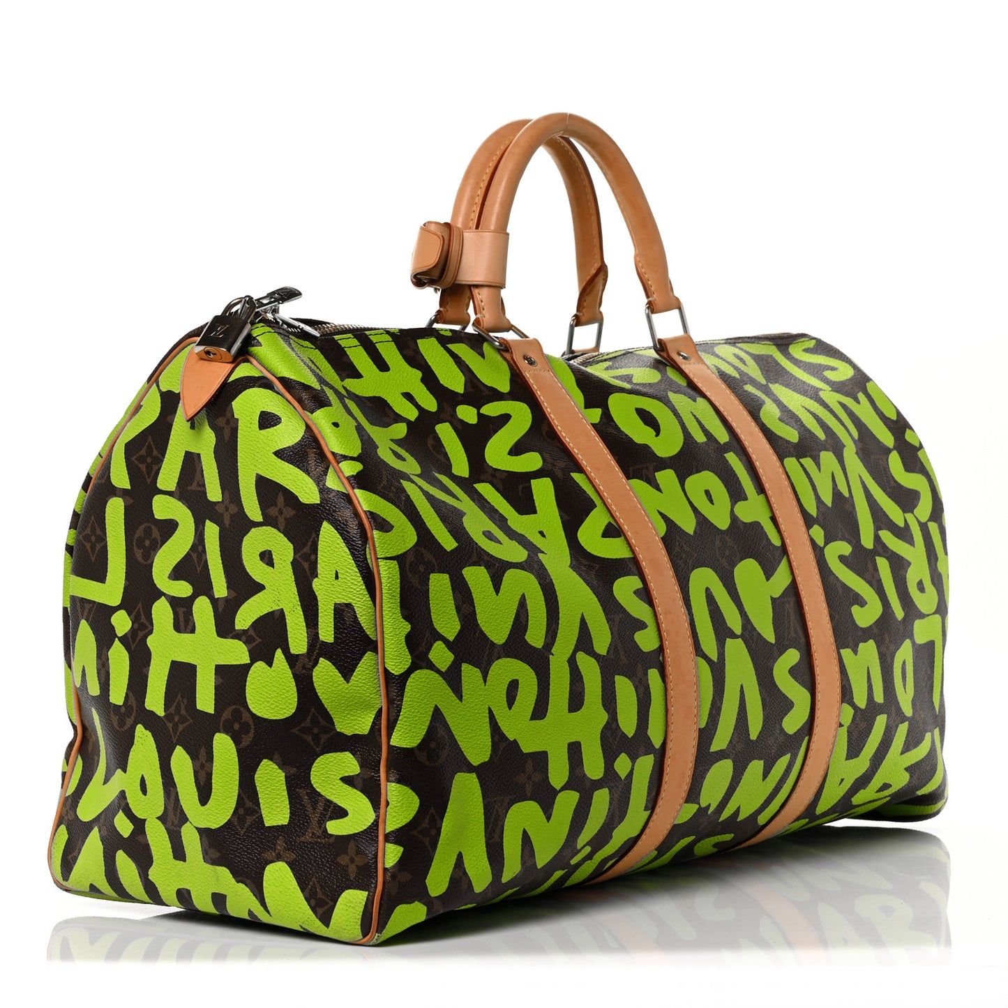 Monogram Graffiti Keepall 50 Green