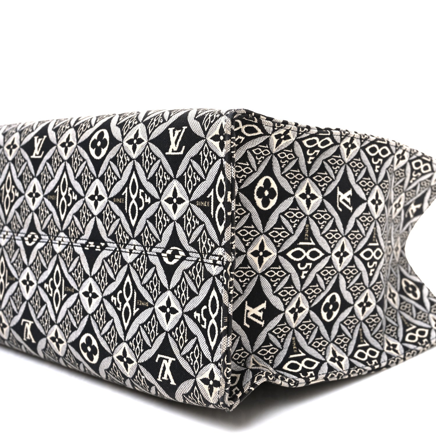 Louis Vuitton Jacquard Since 1854 Onthego GM Grey 9 of 9