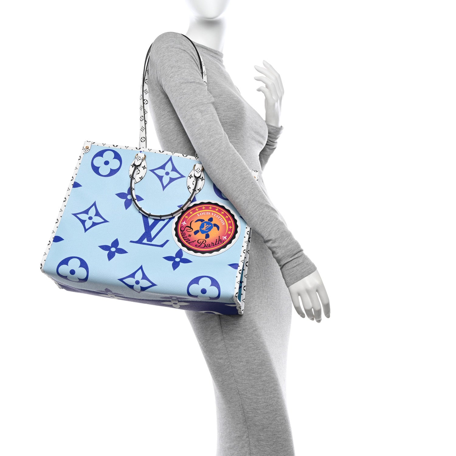 Louis Vuitton Monogram Giant Hawaii Onthego Blue 2 of 11