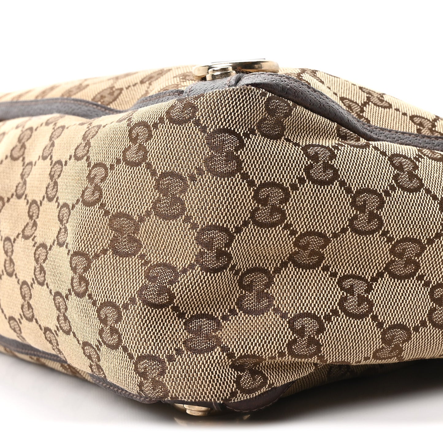 Monogram Large Abbey Tote Dark Brown