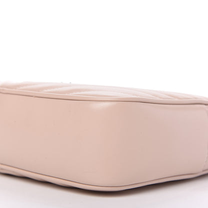 Saint Laurent Calfskin Matelasse Monogram Lou Camera Bag Marble Pink 7 of 10