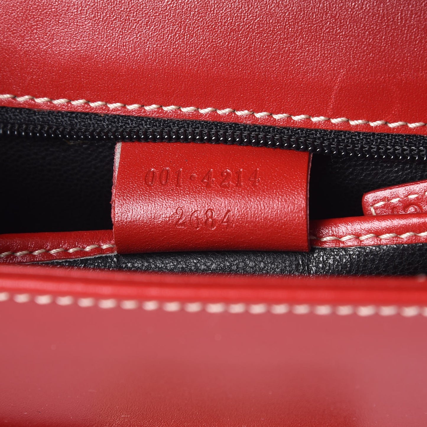 Calfskin Shoulder Bag Red