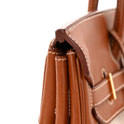 Hermes Toile Barenia HAC Birkin 32 Fauve 25 of 25