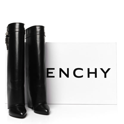 Givenchy Calfskin Shark Lock Pant Boots 40 Black 9 of 9