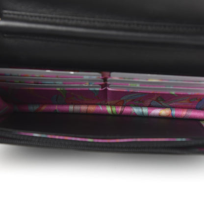 Chanel Calfskin Whipstitch Wallet On Chain WOC Black 5 of 12