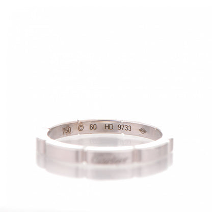 Cartier 18K White Gold 2.5mm Maillon Panthere Wedding Band Ring 60 9 4 of 4