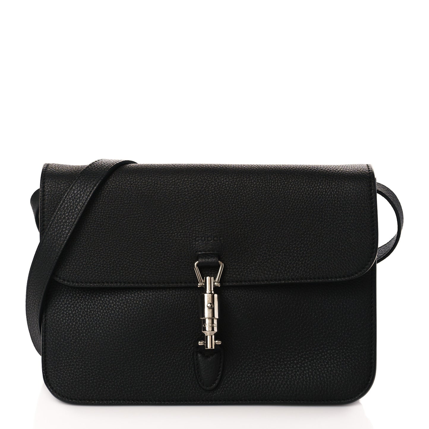 Soft Calfskin Small Jackie Shoulder Bag Black