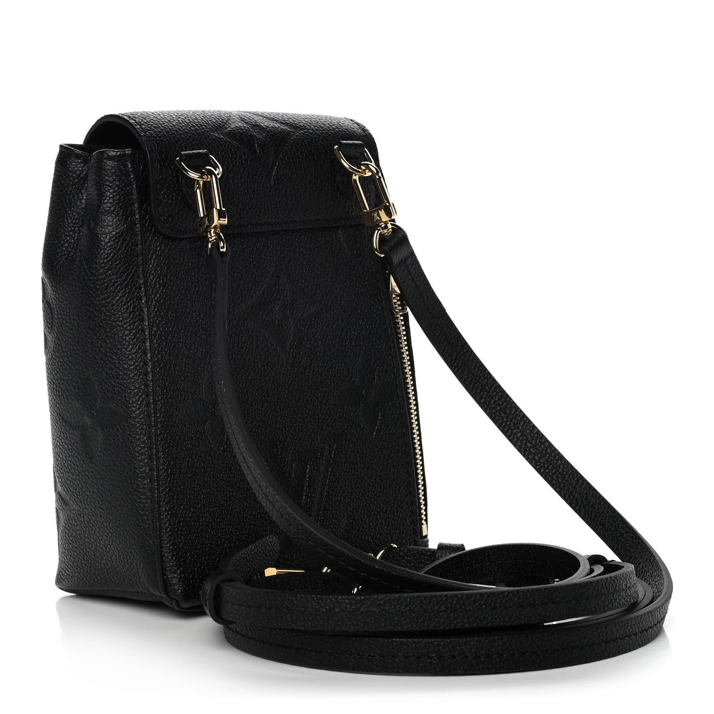 Empreinte Monogram Giant Tiny Backpack Black