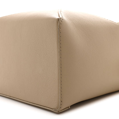 Loewe Classic Calfskin Small Puzzle Edge Bag Soft White Paper Craft 10 of 11