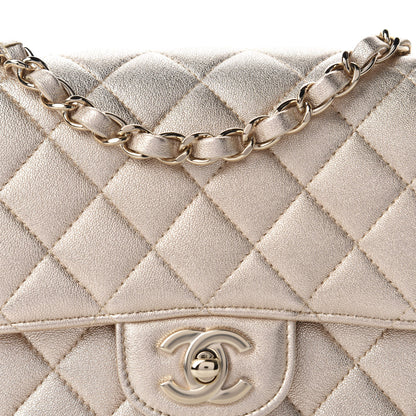 Chanel Metallic Lambskin Quilted Mini Square Flap Gold 9 of 9