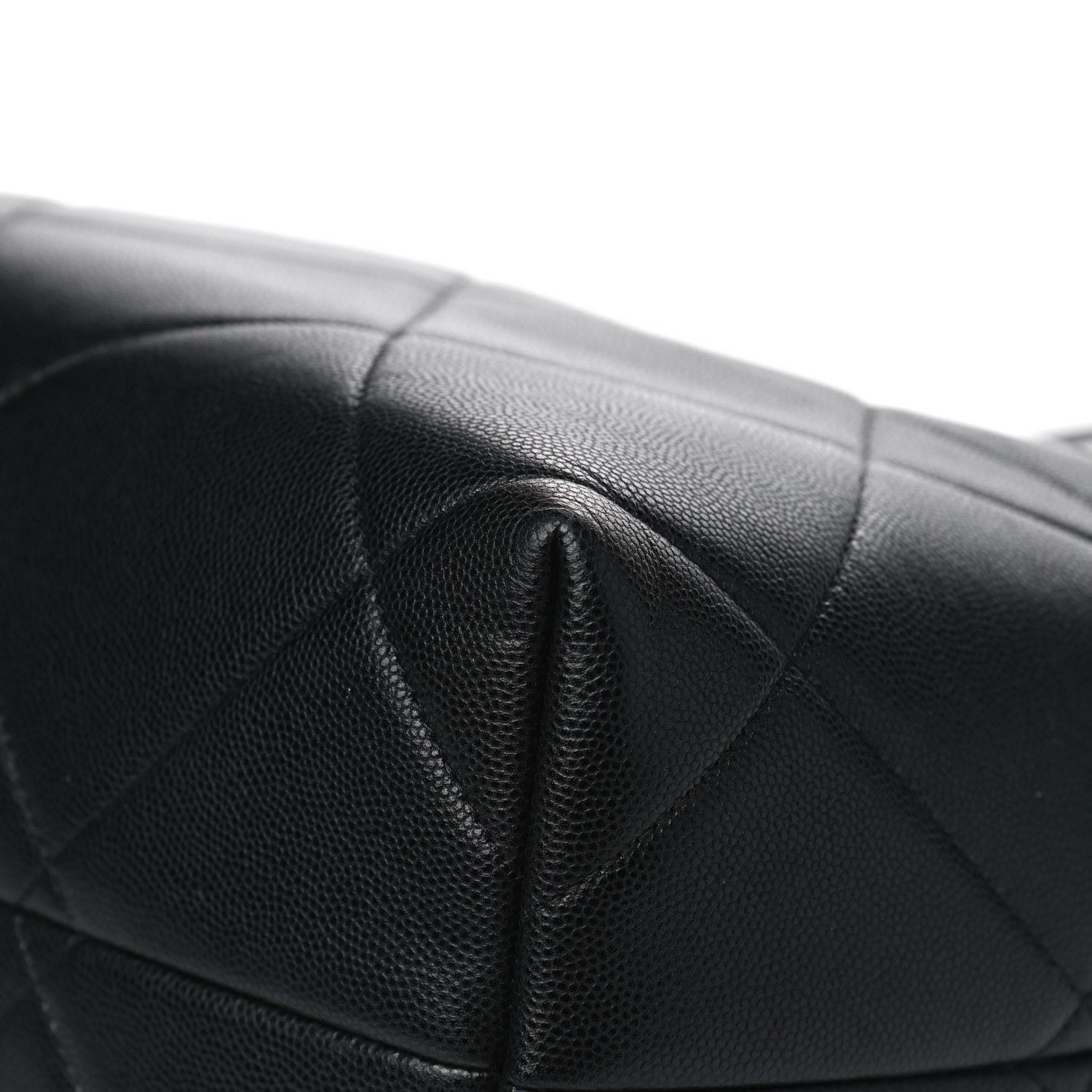 Chanel Caviar Quilted Large A Real Catch Shopping Bag Black 14 of 14