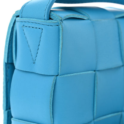 Bottega Veneta Lambskin Maxi Intreccio Small Cassette Crossbody Bag Pool 13 of 14