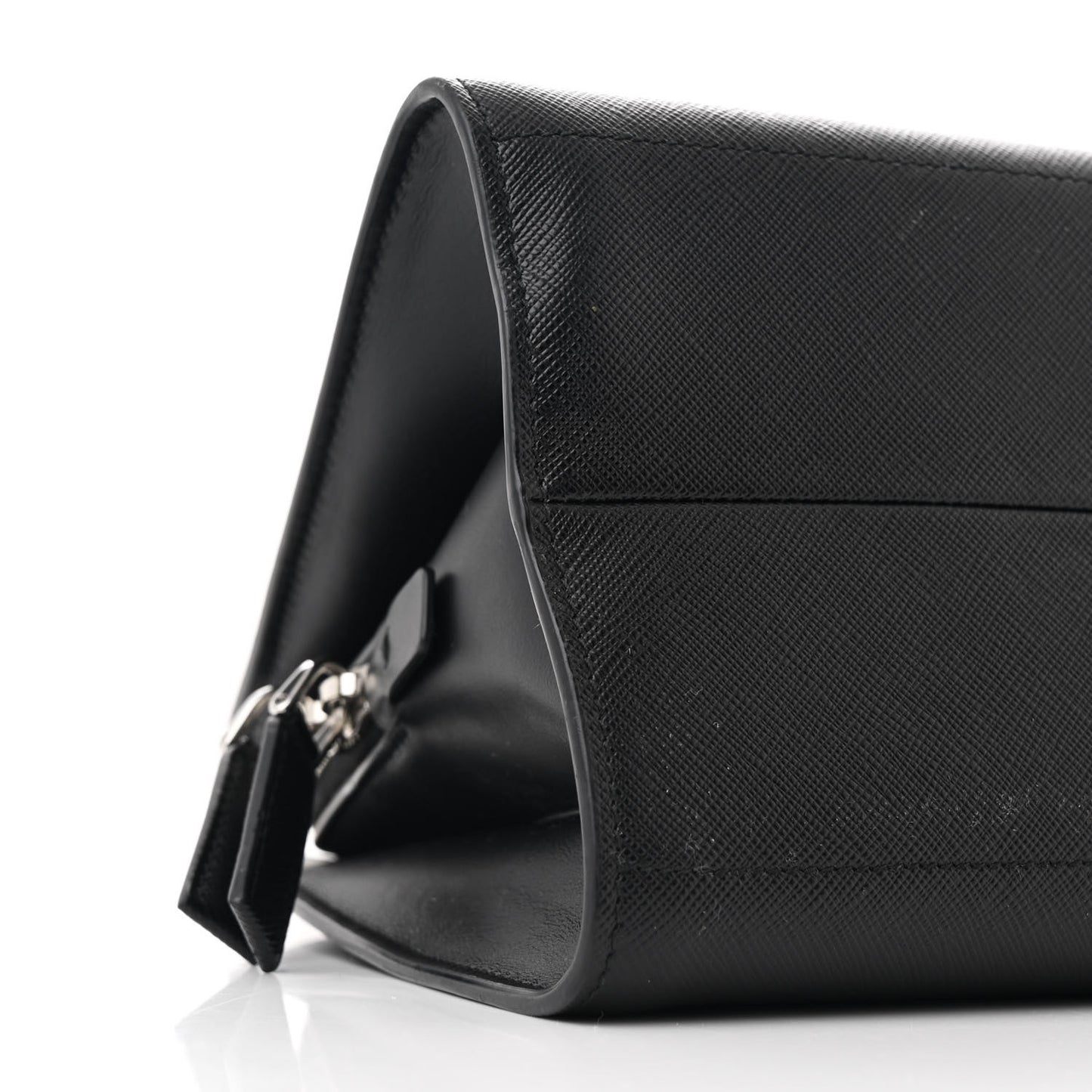 Saffiano Top Handle Bag Black