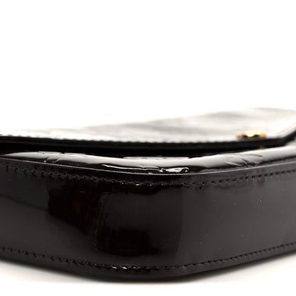 Louis Vuitton Vernis Pochette Felicie Chain Wallet Amarante 14 of 16