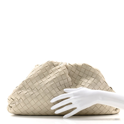 Bottega Veneta Nappa Maxi Intrecciato The Pouch Oversized Clutch Plaster 2 of 6
