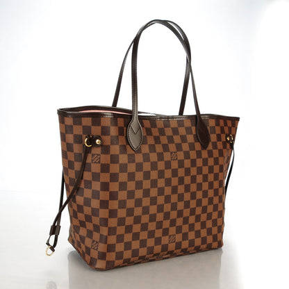 Louis Vuitton Damier Ebene Neo Neverfull MM Rose Ballerine 3 of 8