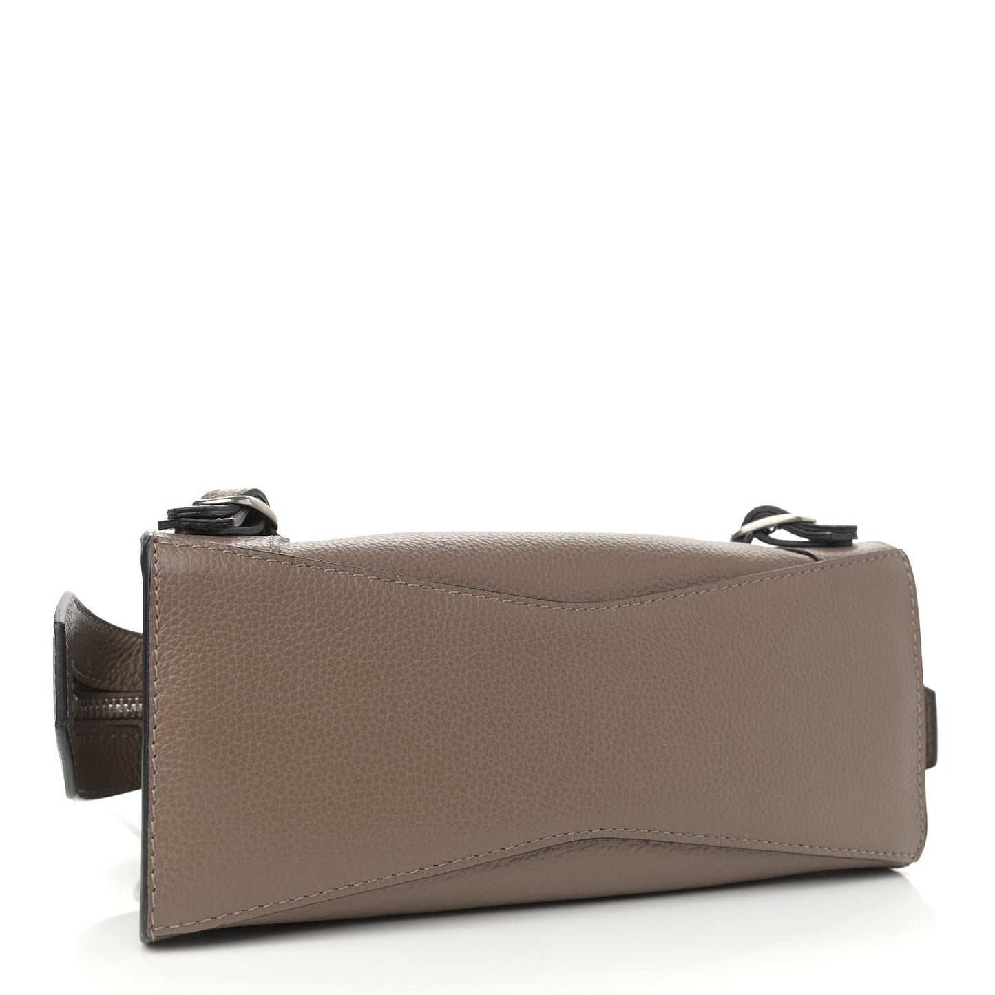 Grained Calfskin Neo Classic Silver Hardware Mini City Mink Grey