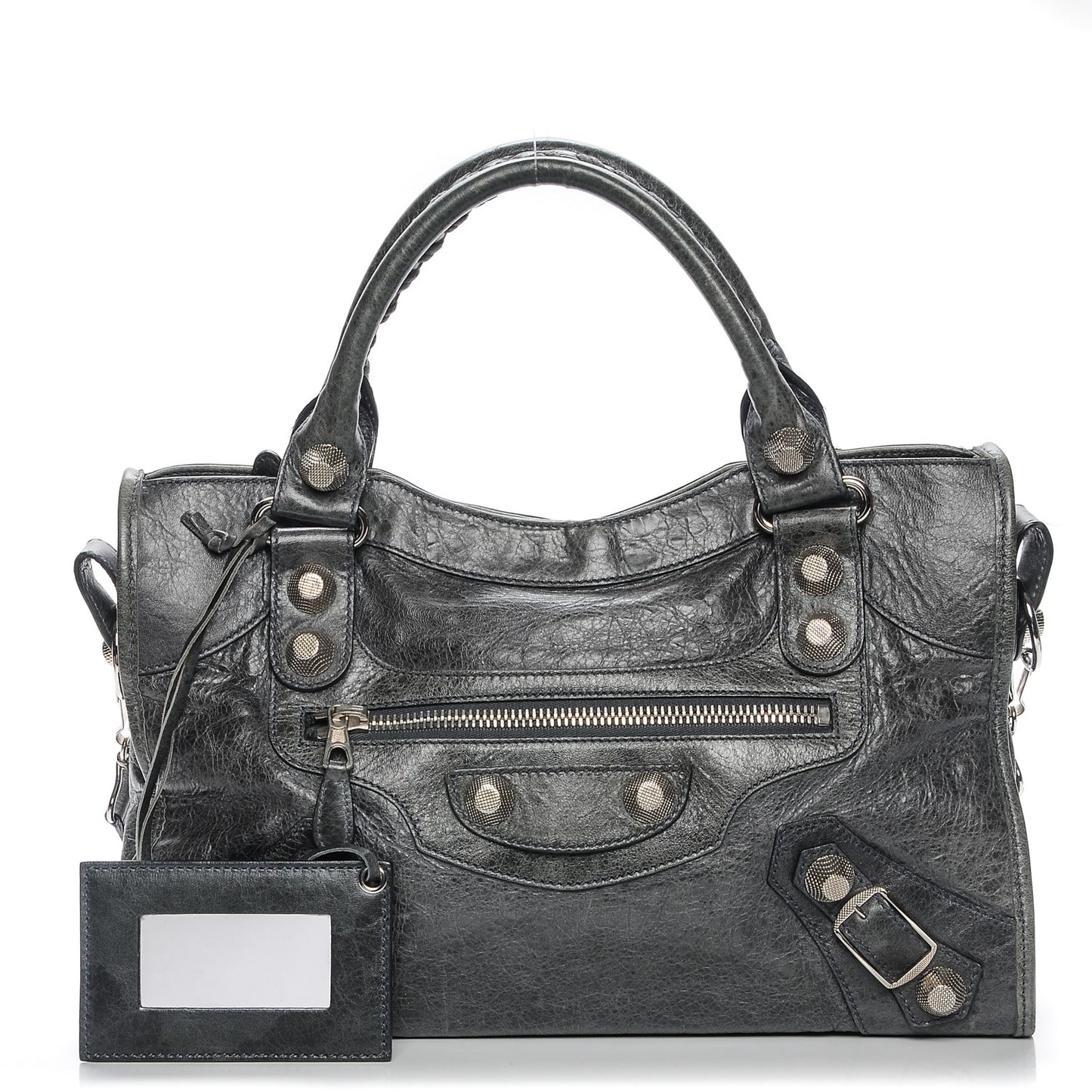 Agneau Giant 21 Silver Hardware City Anthracite