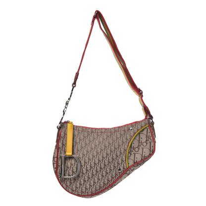 Christian Dior Monogram Rasta Saddle Pochette Beige 1 of 8
