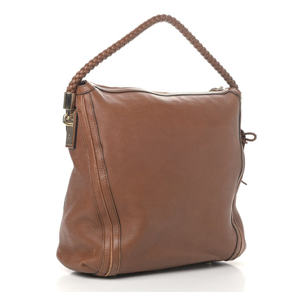 Gucci Pebbled Calfskin Large Bella Hobo Cuir 2 of 21