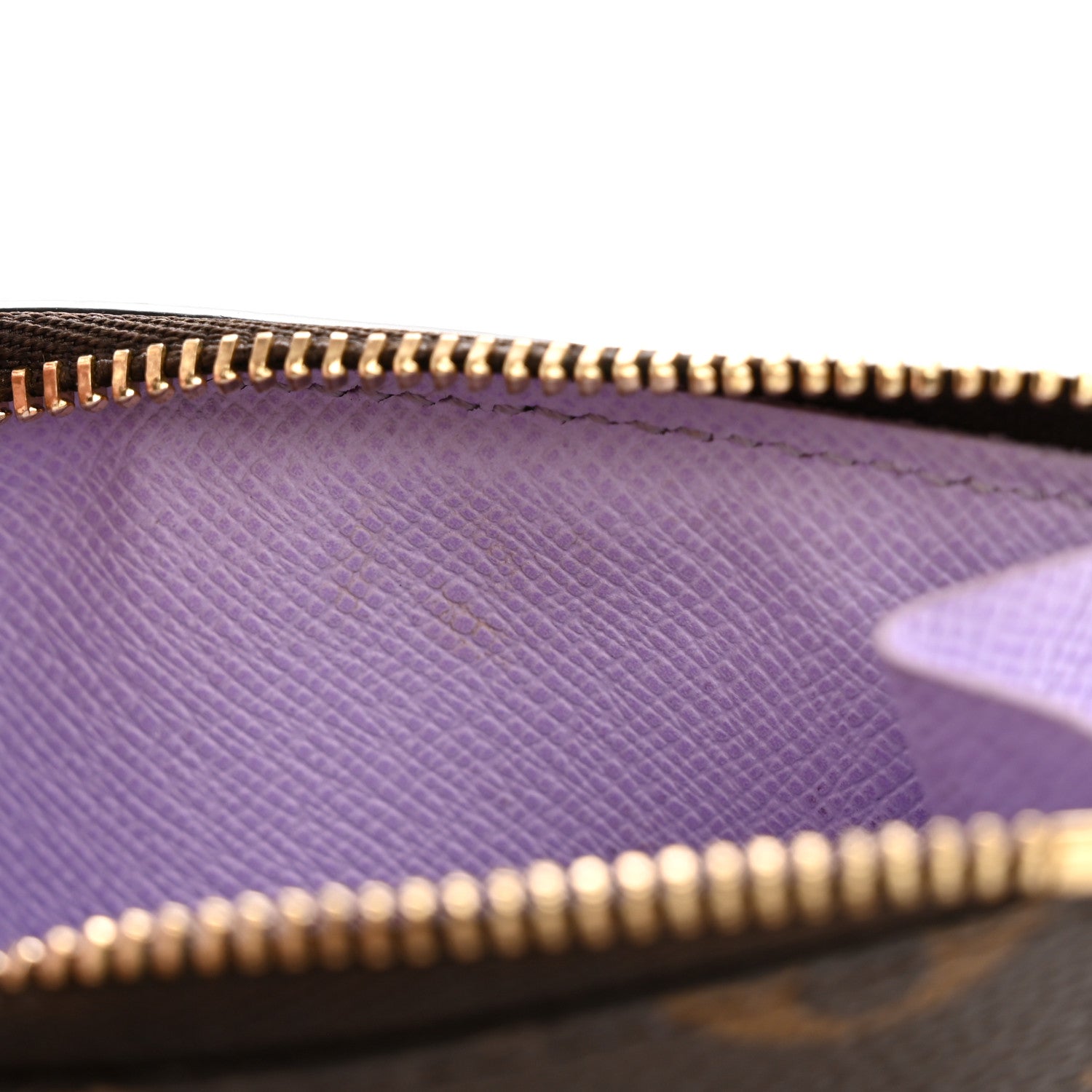 Louis Vuitton Monogram Zipped Romy Card Holder Bubble Tea 7 of 10