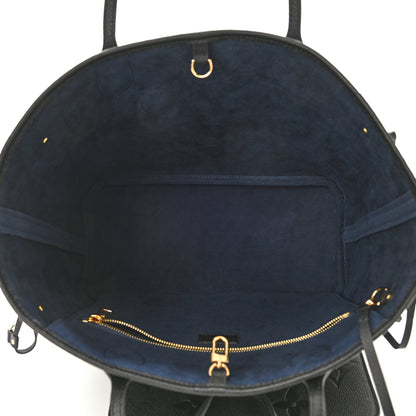 Louis Vuitton Empreinte Monogram Giant Neverfull MM Black 5 of 11