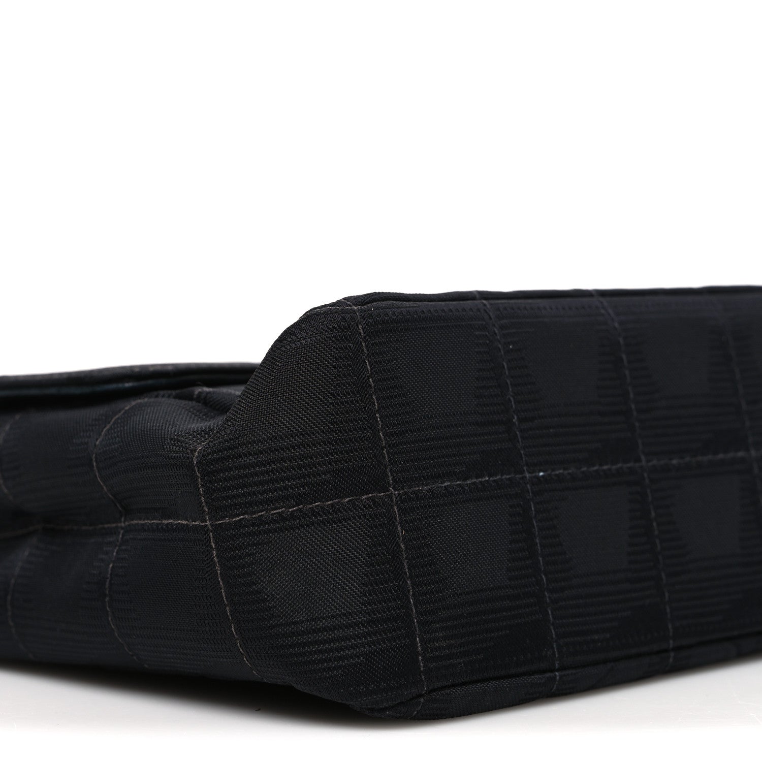 Chanel Nylon Medium Travel Flap Black 9 of 10