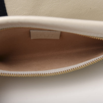 Gucci Calfskin Maxi Rajah Chain Tote White 13 of 14