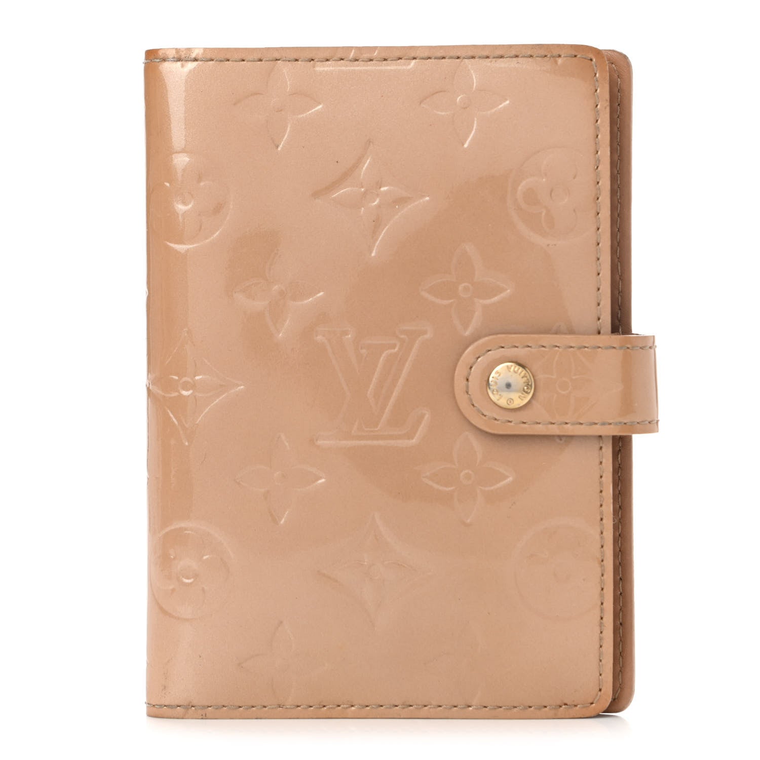 Louis Vuitton Vernis Small Ring Agenda Cover Marshmallow 1 of 9