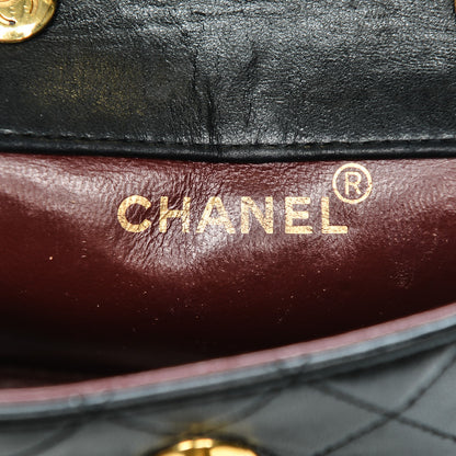 Chanel Lambskin Quilted Mini Flap Black 6 of 7