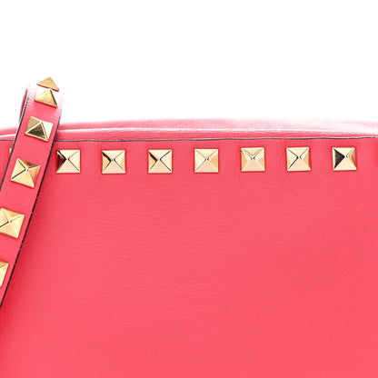 Valentino Garavani Calfskin Rockstud Camera Crossbody Bag Deep Rose 7 of 9