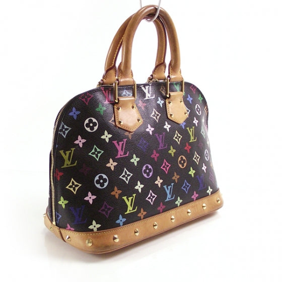 Louis Vuitton Monogram Multicolor Alma Black 3 of 10
