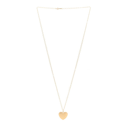 Tiffany 18K Yellow Gold Heart Locket Pendant Necklace 2 of 6