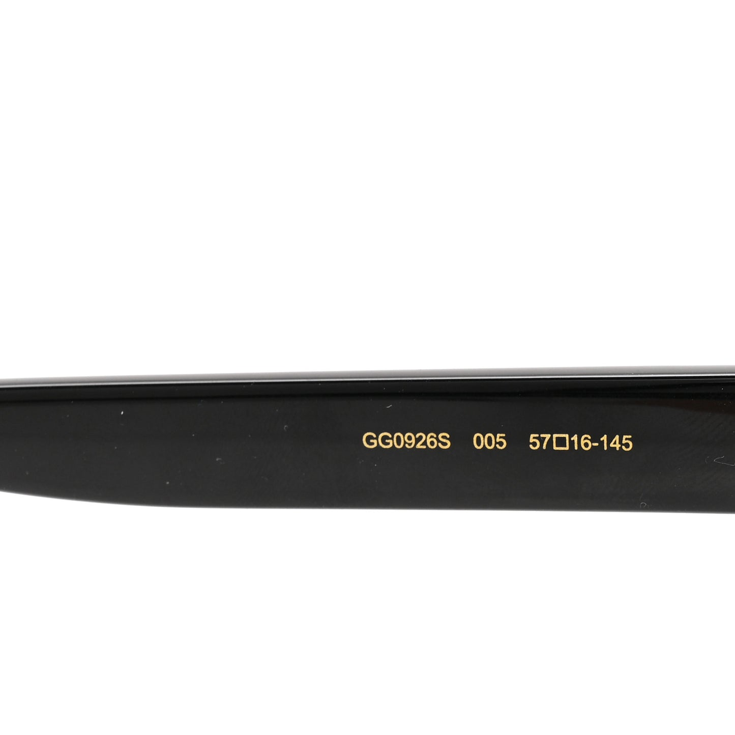 Acetate Round Frame Sunglasses GG0926S Black