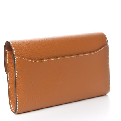Hermes Epsom Constance Long Wallet Toffee 3 of 7