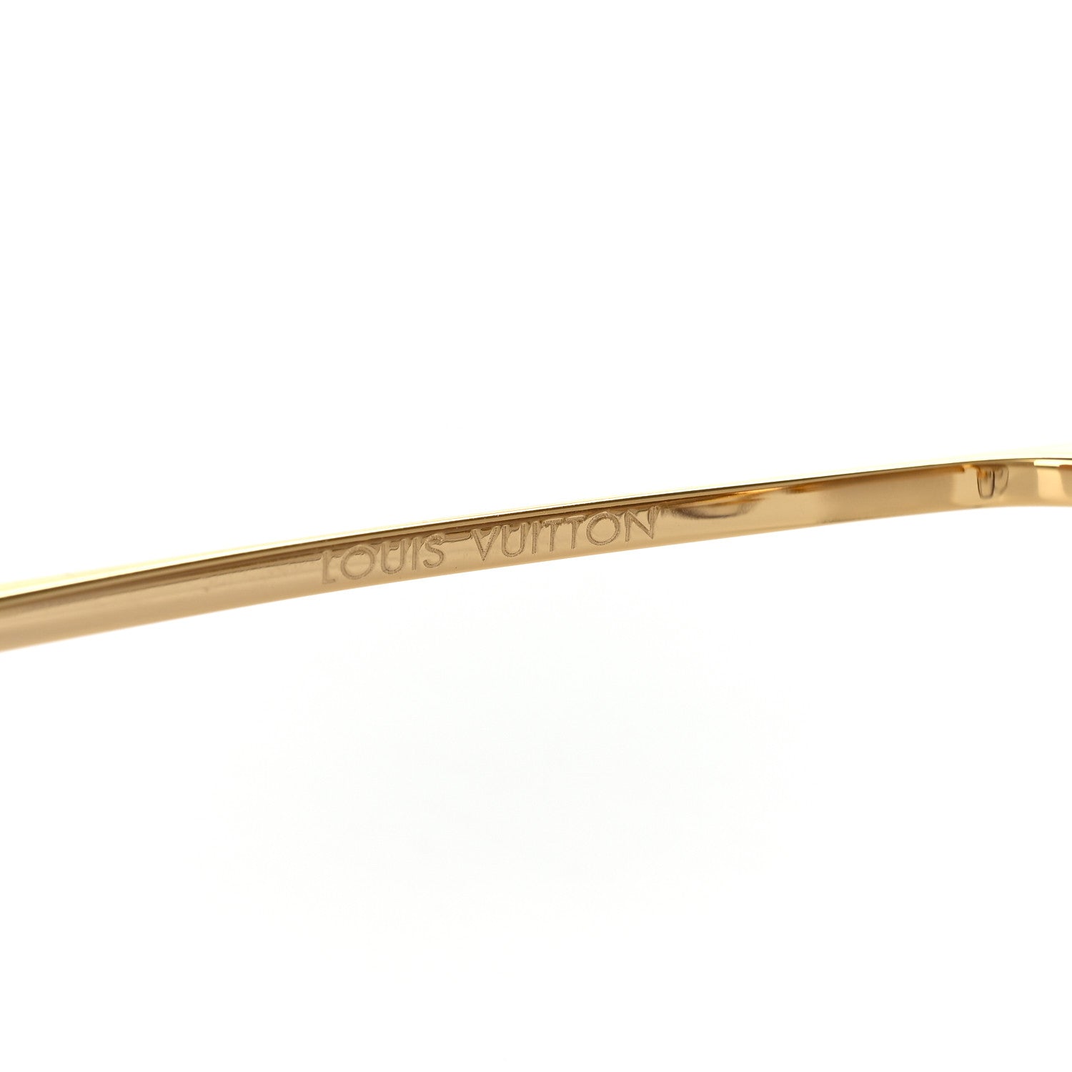 Louis Vuitton Grease Mask Sunglasses Z1469U Gold 6 of 7