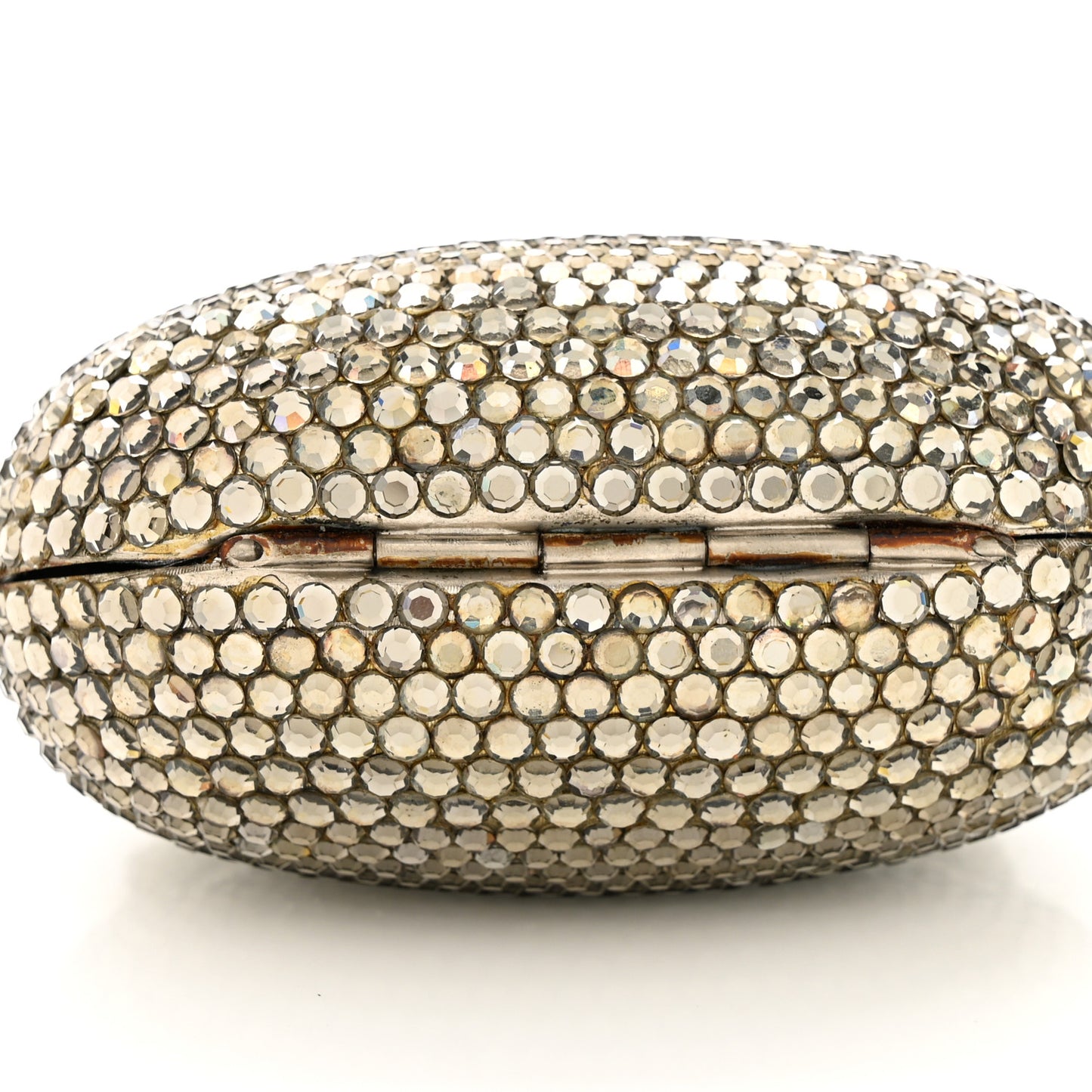 Swarovski Crystal Chatelaine Minaudiere Silver