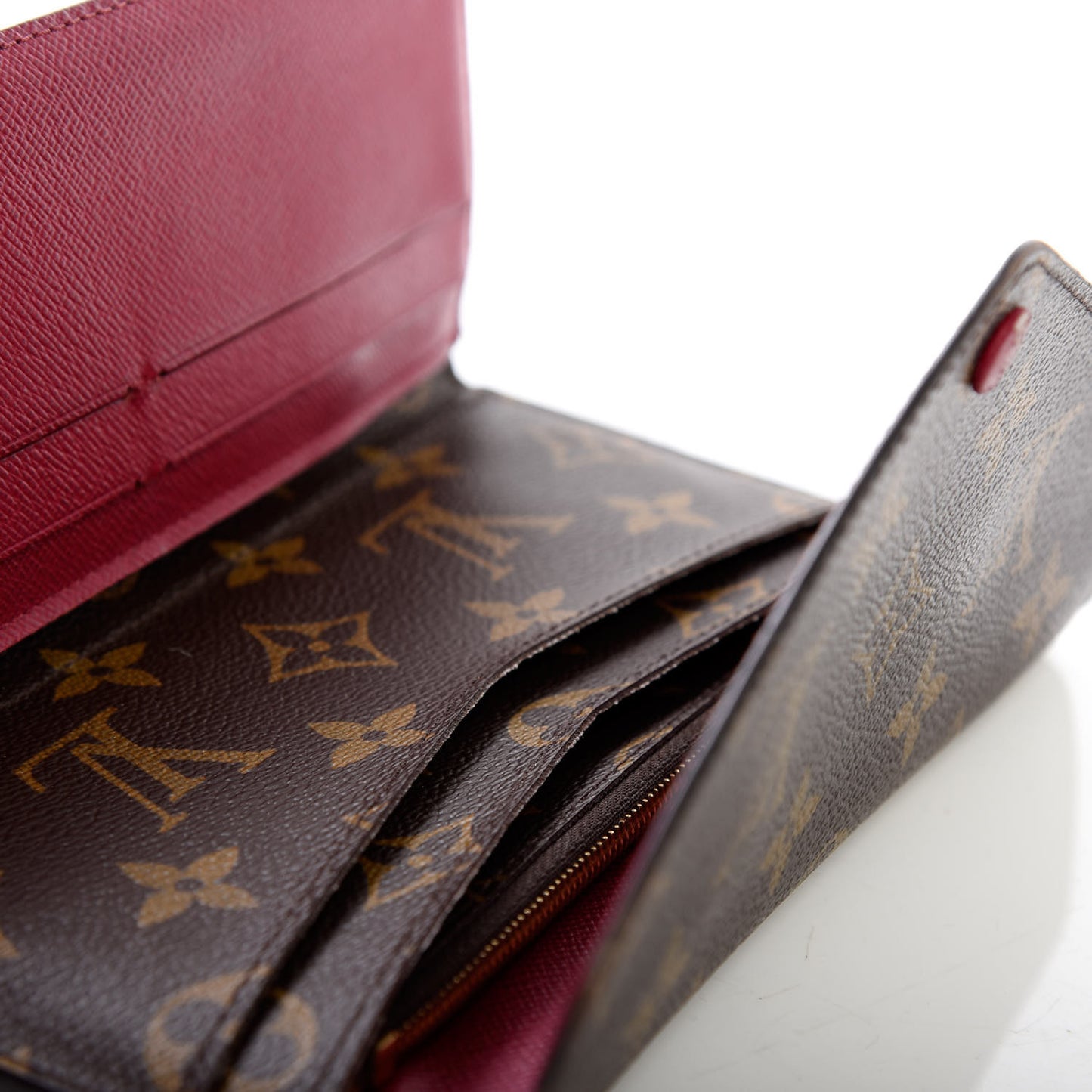 Monogram Josephine Wallet Fuchsia