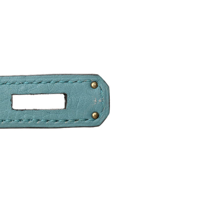 Hermes Taurillon Clemence Kelly Retourne 28 Bleu Atoll 7 of 11