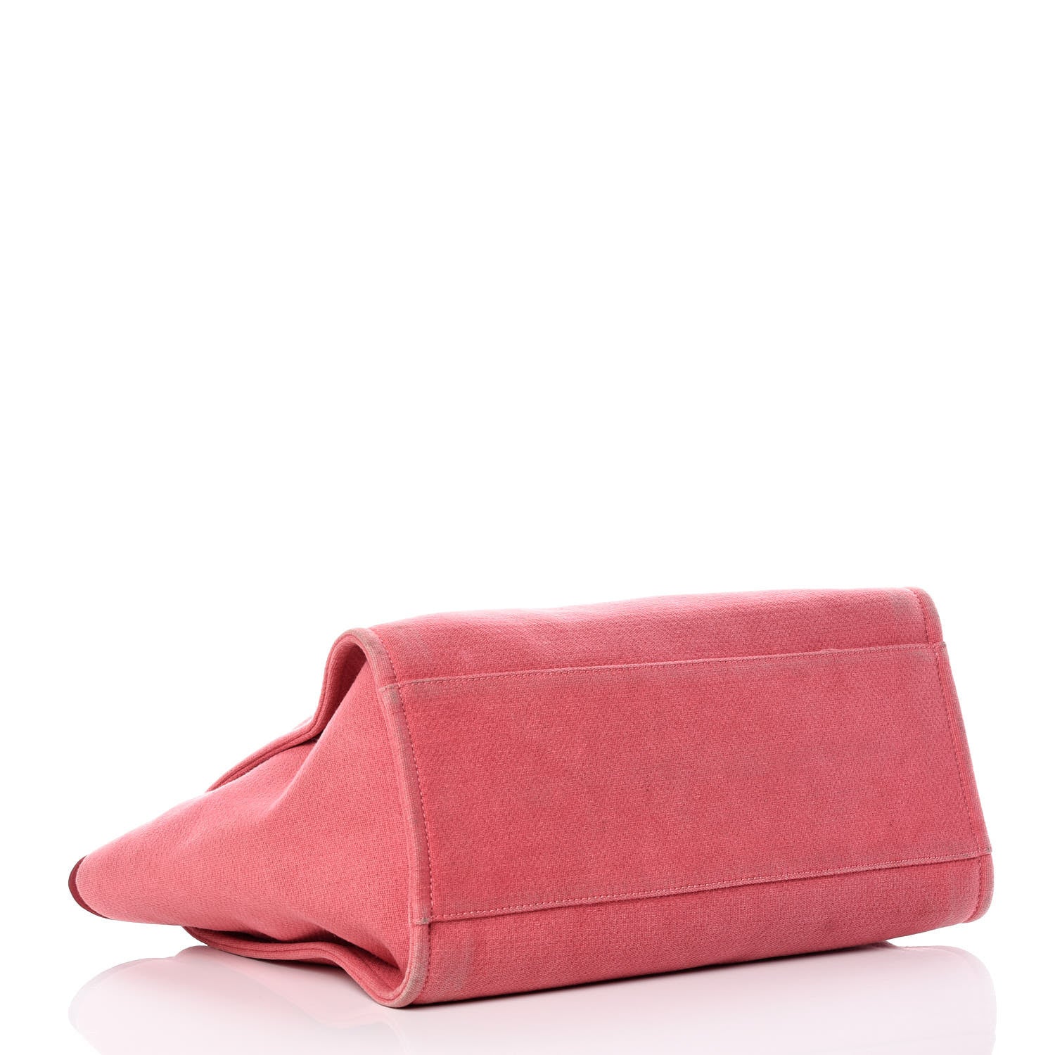 Chanel Canvas Large Deauville Tote Red 5 of 16
