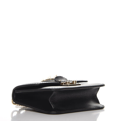 Valentino Garavani Vitello Mini Glam Lock Rockstud Flap Black 4 of 7