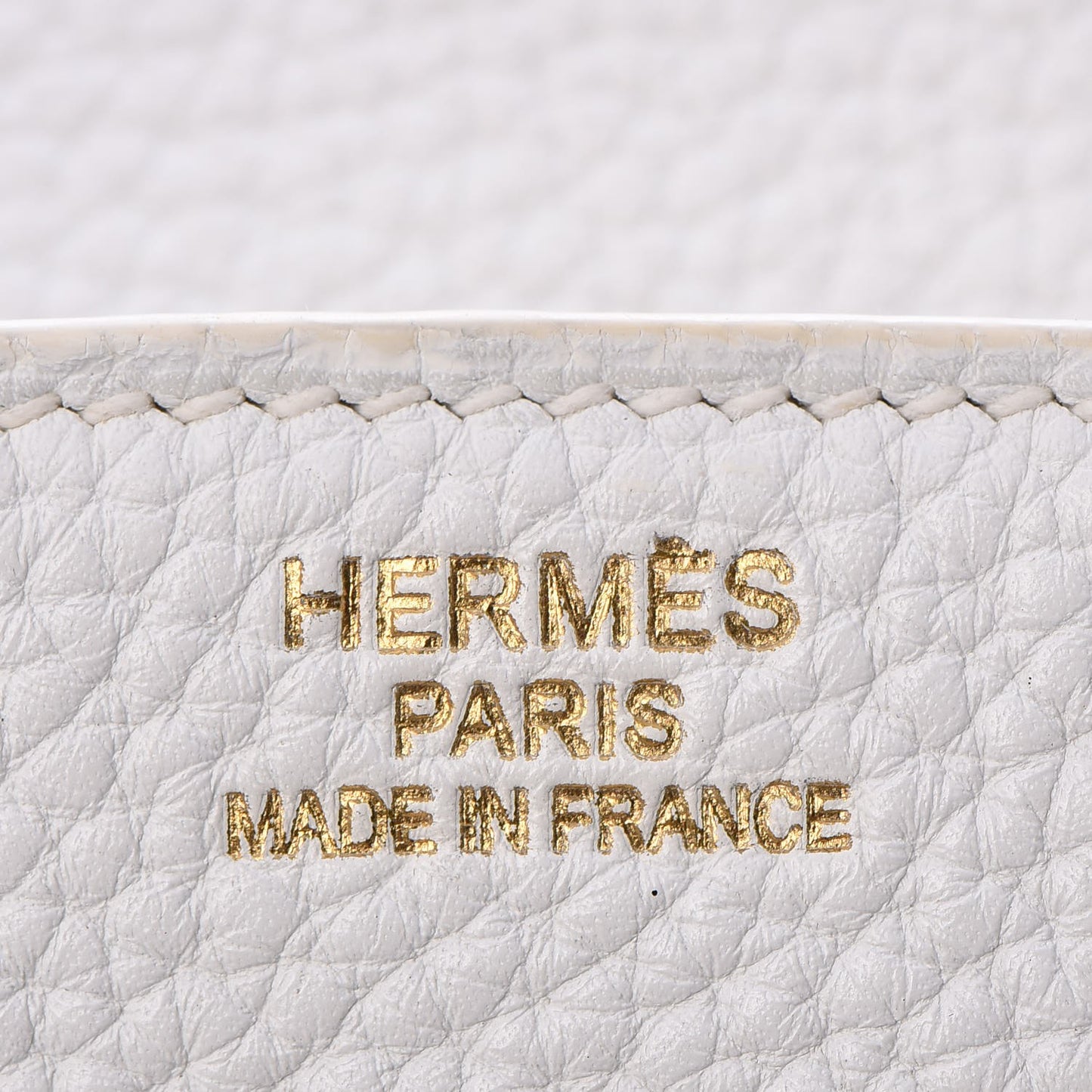 Taurillon Clemence Birkin 35 White