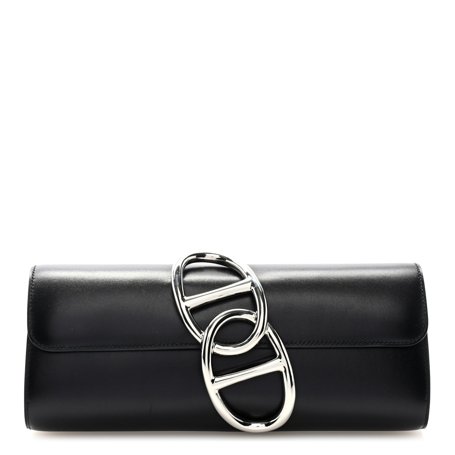 Hermes Tadelakt Egee Clutch Black 1 of 7