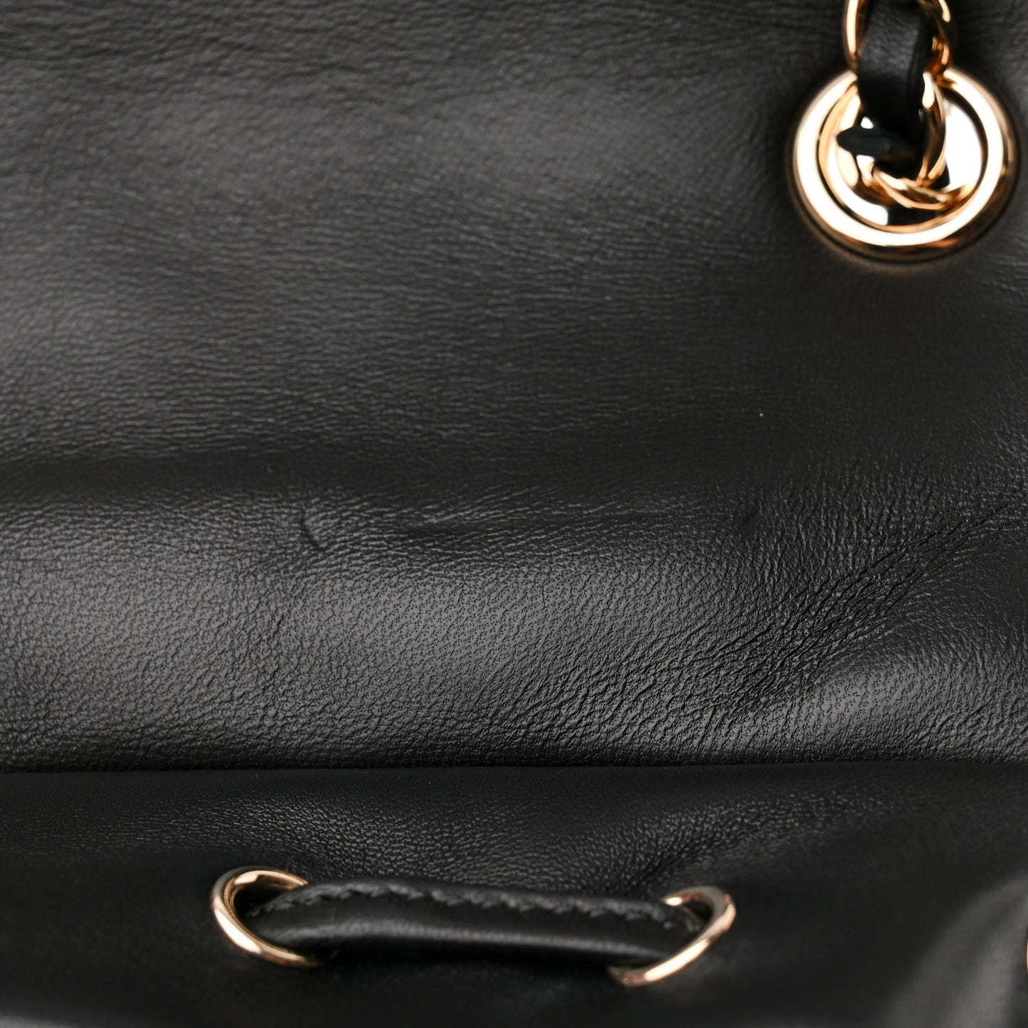Lambskin Quilted Large Urban Spirit Backpack Black