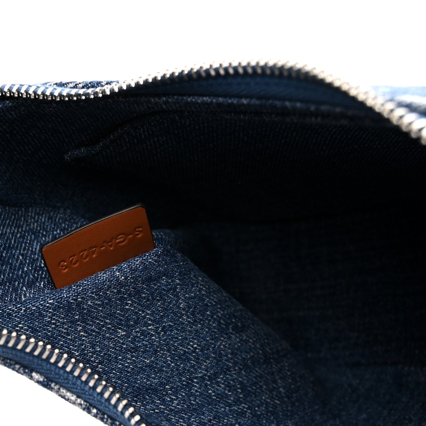 Denim Triomphe Ava Shoulder Bag Blue
