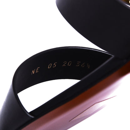 Balenciaga Rubber Womens Logo Pool Slide Sandals 41 Black White 19 of 20