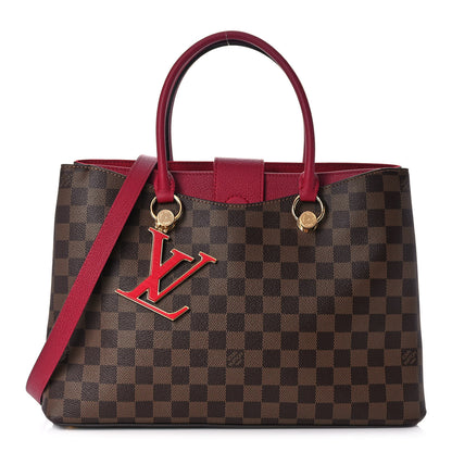 Louis Vuitton Damier Ebene LV Riverside Lie De Vin 1 of 10