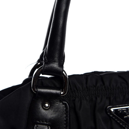 Prada Tessuto Nylon Gaufre Tote Black 10 of 11