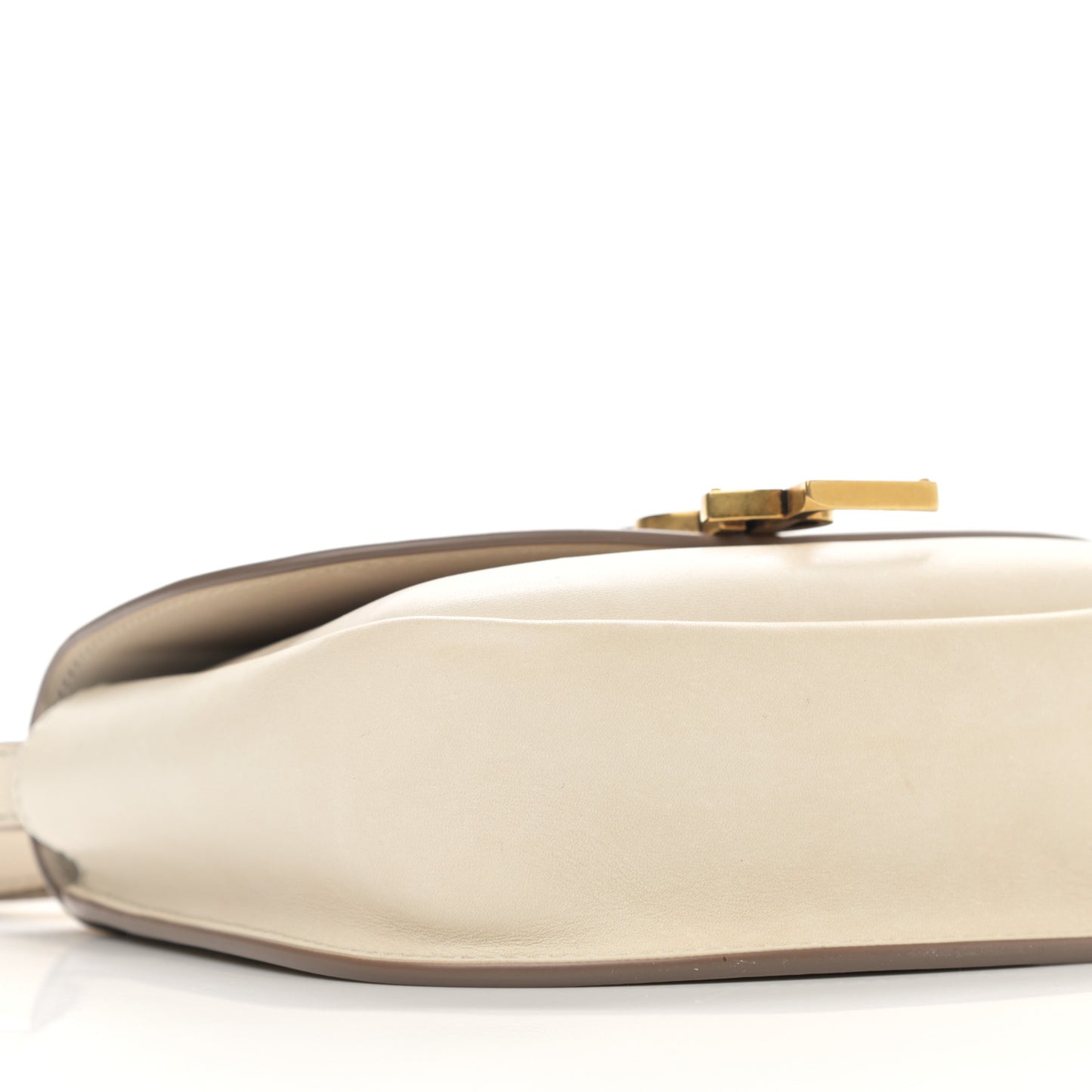Smooth Calfskin Small Kaia Satchel Latte